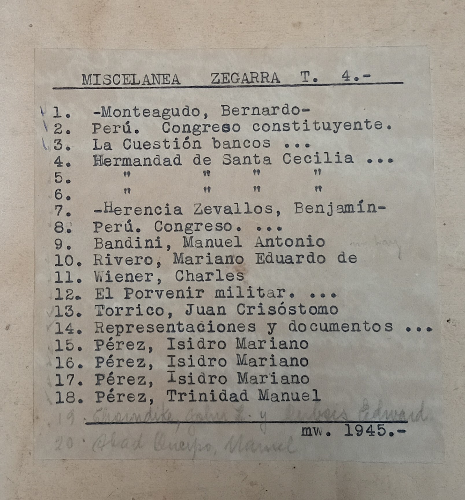 Aditamentos