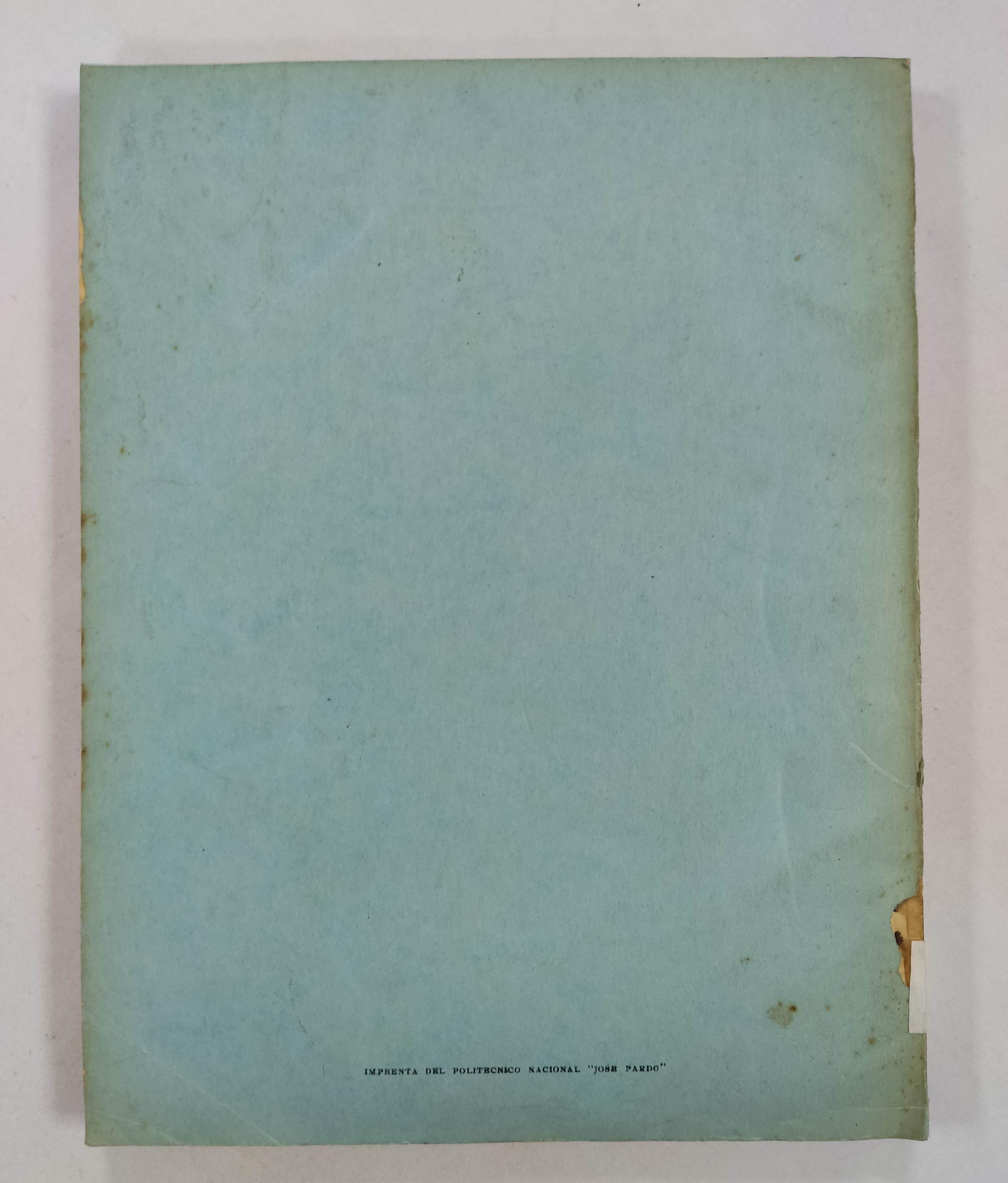 Cubierta [Posterior]