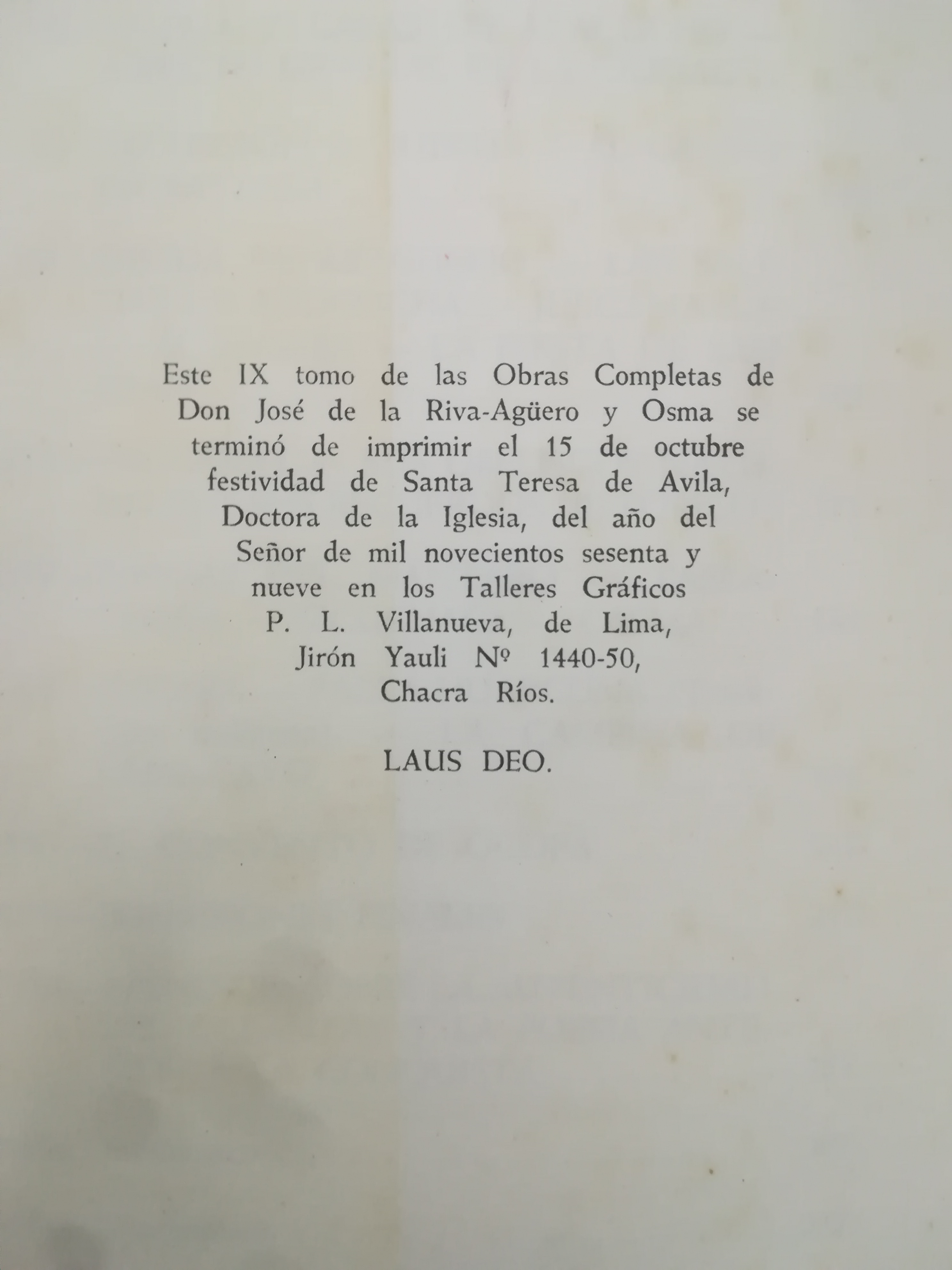 Colofón